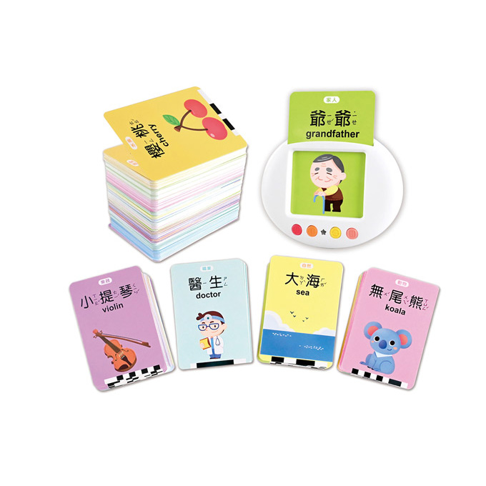幼兒智慧讀卡機(400個雙語單字+138個音效)-FOOD超人